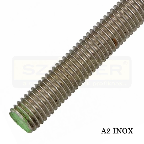 MENETESSZÁL M02*1000mm DIN 975-976 A2 INOX