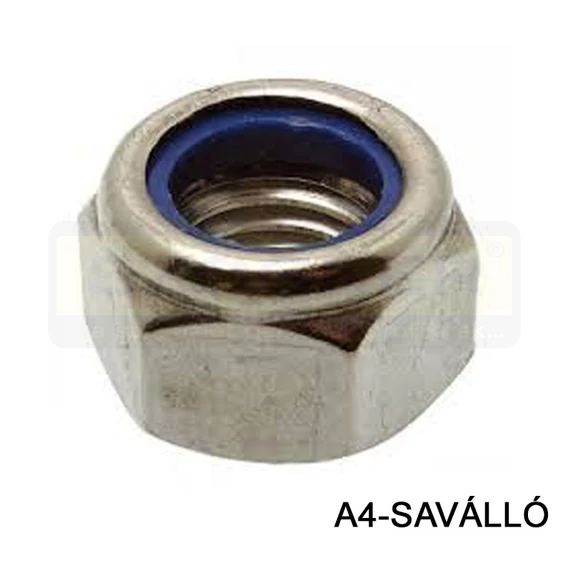 ÖNBIZTOSÍTÓ ANYA M8 DIN 985 A4 SAVÁLLÓ