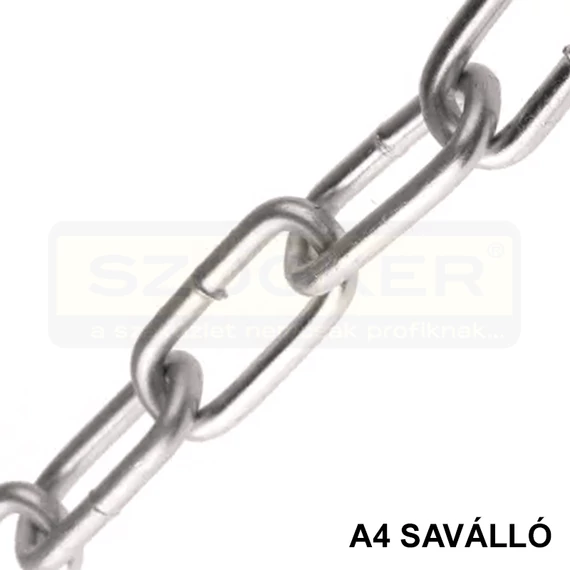 FOLYÓLÁNC D2.0 HOSSZÚSZEMŰ DIN 763 A4 8*22 INOX IMPORT