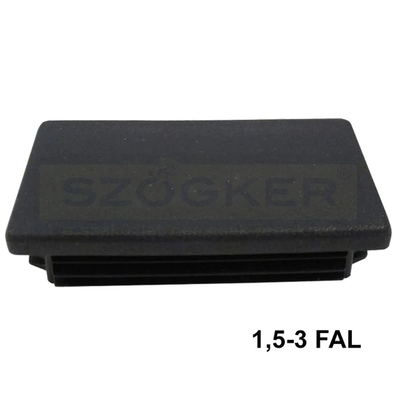 ZÁRTSZELVÉNY DUGÓ 25/100FEKETE LAMELLÁS (1.5-3 FALVASTAG) IMPORT