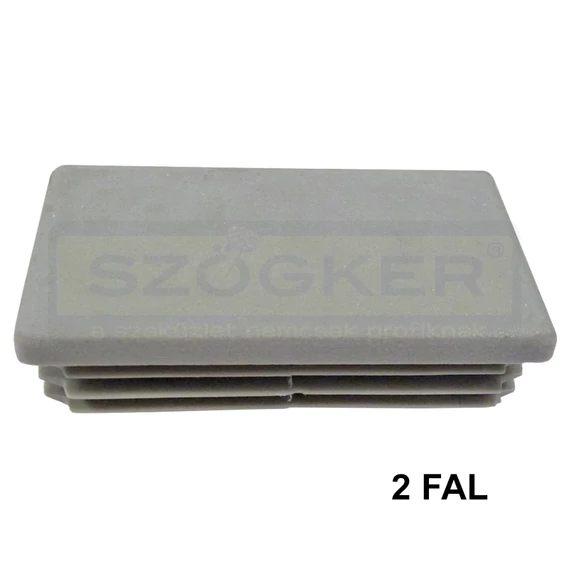 ZÁRTSZELVÉNY DUGÓ 30/60 SZÜRKE LAMELLÁS (2 FALVASTAG) MAGYAR 60x30SZ