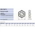 BIZT. ANYA LEMEZBŐL M14 DIN 7967 HG. (HLF ALAK) IMPORT