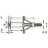 ÜREGES FÉMDÜBEL M06*52/23 HG. DF KOMBICSAVAR MOLLYDÜBEL RAWL SM-06052
