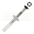 MUNGO 1122808G BEÜTŐÉK LAPOS FGF D08*080 MNA-G NYLON+BEÜTHETŐ CSAVAR