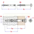 HOML.RÖGZ. ÉK D12*300 HLF TORX MINDEN ÉPÍTŐANYAG.ANYAGV:230mm SMART SM0RPCN011203003