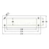 AMIG 1/7588 LEVÉLBEDOBÓ KICSI 200mm*50mm CSILLOGÓRÉZ NYÍLÁS 254mm*78mm