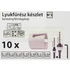 LYUKFŰRÉSZ KLT 10DB-OS HM No3 19-64mm+2DB ADAPTER+IMBUSZ IMPORT