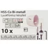LYUKFŰRÉSZ KLT 10DB HSS-CO No1 19-64mm+2DB ADAPTER INOXHOZ IS IMPORT