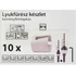 LYUKFŰRÉSZ KLT 10DB-OS HM No4 22-76mm+2DB ADAPTER+IMBUSZ IMPORT
