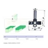 FELSŐMARÓ TISZTÍTÓ D6,35 D08mm SZÁR HSS FAIPARI KÉTÉLŰ MASSIVETOOLS 500633C