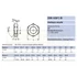 ALACSONY HATLAPÚ ANYA M12 DIN 439 A2 INOX