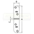 AMIG 2/949 MEREVÍTŐPÁNT 120*19*2mm SÁRGAHORG. KEREKÍTETT