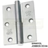AJTÓPÁNT SZÖGLETES 90*65*2,5mm INOX JOBB/DCHA MHA 477