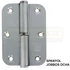 AJTÓPÁNT KEREKÍTETT 90*65mm INOX JOBB/DCHA MAGYAR BAL MHA 477