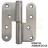 AJTÓPÁNT KEREKÍTETT 100*88*3mm INOX JOBB/DCHA MAGYAR BAL MHA 478EGYEDI