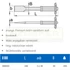 UNIOR 608503 BETONVÉSŐ LAPOS 240mm KÉZVÉDŐS 666/6AHS KÉK-FEKETE SZÍNŰ