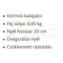 TRUPER MAR-16F KŐMŰVES KALAPÁCS 0.45KG SZEGHÚZÓVAL ÜVEGSZÁLAS NYÉLLEL