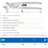 UNIOR 610945 LEMEZOLLÓ 250mm 568L/7P BALOS