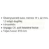 ÁLLVÁNYOZÓ KULCS RACSNIS 19-22 HAJLÍTOTT BGS 310