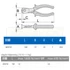 UNIOR 609192 HOMLOKCSÍPŐ FOGÓ 160mm 455/1 BI