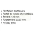 MAKITA B-29022 TISZTÍTÓTÁRCSA D125 LILA ÜVEG 22LYUK TISZTÍTÁSHOZ SAROKCSISZ