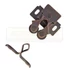 AMIG 12/4915 GÖRGÖS CSAPPANTYÚ 32*26mm ANTIK-BRONZ BÚTORHOZ GUMIGÖRGŐ