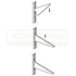 AMIG 8100/8012 POLCTARTÓ KONZOL 37cm BIANCO-FEHÉR AL-FE KARMOKKAL