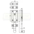 AMIG 3800/7294 TOLÓZÁR ÉPÜLET EGYENES 200mm INOX