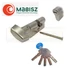 TESA T60 CIL.ZÁRBETÉT PONTFURATOS 35/35 GOMBOS 35 NIKKELEZETT 5KULCSOS