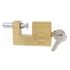 AMIG 200/3095 U-LAKAT (REDŐNYLAKAT) 60mm SÁRGARÉZ 2DB KULCCSAL
