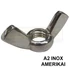 SZÁRNYAS ANYA M04 AMERIKAI DIN 315AF-A2 INOX