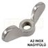 SZÁRNYAS ANYA M16 NAGYFÜLŰ DIN 315GT-A2 INOX
