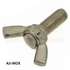 SZÁRNYAS CSAVAR M6*40 DIN 316 A2 AMERIKAI TÍPUS INOX