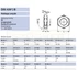 ALACSONY HATLAPÚ ANYA M20*1.0 DIN 439 HG. IMPORT