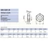 ALACSONY HATLAPÚ ANYA M16 DIN 439 HG. IMPORT