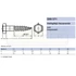 ÁLLVÁNYCSAVAR HLF D6*90 DIN 571 HG. FACSAVAR IMPORT