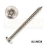 BIZT.LEMEZCSAVAR D4.2*16 DIN 7981 A2 DFTORX-CSAPOS INOX TX-15