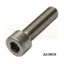 BK HENGERESFEJŰ M2*8 DIN 912 A2 INOX