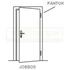 IBFM 495120R-COMBI 240.120 DX DIÓPÁNT ZÁSZLÓS 120mm NATÚR AJTÓHOZ JOBB